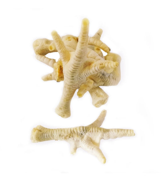 Puffed chicken feet